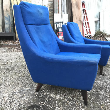 Danish Highback Papa Chair Brazilian Rosewood Legs Mid-Century Project REupholstery Needed Modern 60s Sitamo Mobler 