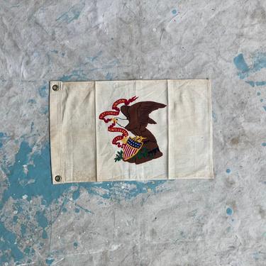 Vintage Illinois State Flag 17” x 11” 