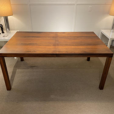Tri-Wood Parsons Style Dining Table by Drylund, Circa 1960s - Please ask for a shipping quote before you purchase. 