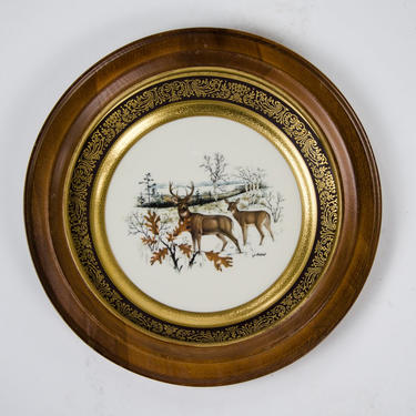 Limited Edition White Tailed Deer James Lockhart 1901/2500 Charger Plate by Pickard China 