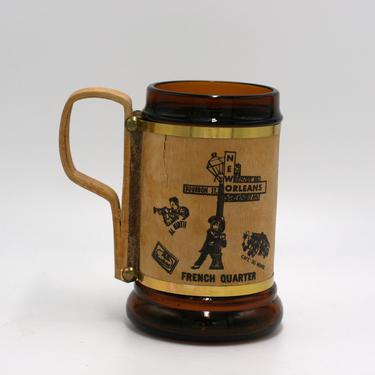 vintage New Orleans French Quarter beer mug 