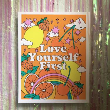 Love Yourself First Print