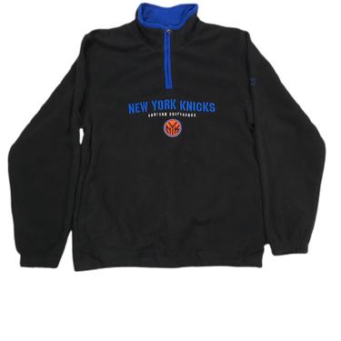 (S) Reebok New York Knicks Half Zip Fleece 030721.