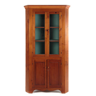 Federal Cherry Country Corner Cabinet