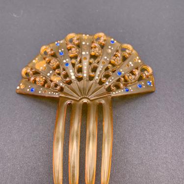 1920s Art Deco Fan Comb 