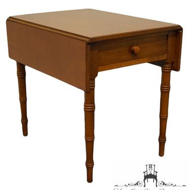 Conant Ball Solid Hard Rock Maple Colonial Style 33" Accent Pembroke Drop Leaf Table 
