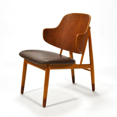 Ib Kofod-Larsen Lounge Chair in Teak and Birch