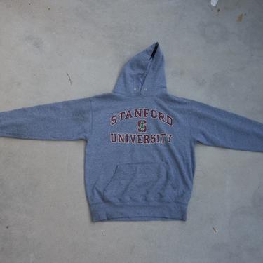 Vintage Sweatshirt Stanford University Hoodies 1990s Preppy Grunge College Medium Nostalgia Distressed 