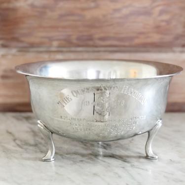 Stieff Pewter Horse Trophy Bowl 