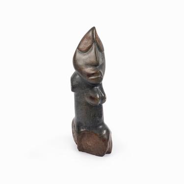 Vintage Shona Sculpture Female Nude Torso Fertility Goddess 