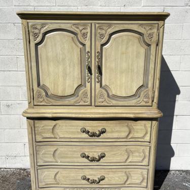 Antique French Provincial Dresser Armoire Rococo Baroque Chest Drawers Shabby Chic Bedroom Set Storage CUSTOM PAINT AVAIL 