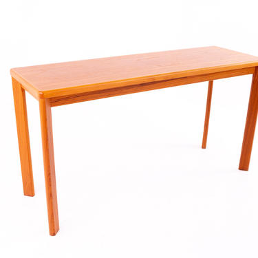 Vejle Stole Mobelfabrik Mid Century Danish Teak Console Sofa Table - mcm 