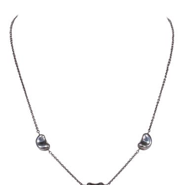 Tiffany &amp; Co. - Sterling Silver Short Necklace w/ Bean-Style Beads