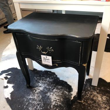 Black FRench SIde TAble 