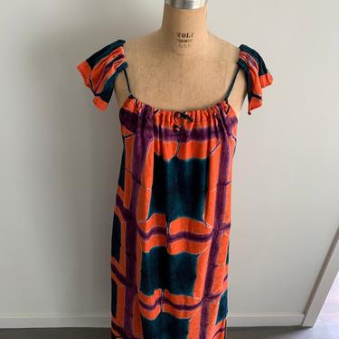 Vibrant Batik/Tie Dye sundress-Size M/L 