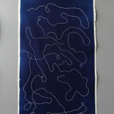 Copy of Large 'String' Cyanotype Signed Original Art (B)