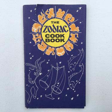 1969 The Zodiac Cook Book By Peter Pauper Press, Astrology, Horoscopes, Foodie, Retro Astrological Signs Graphics 