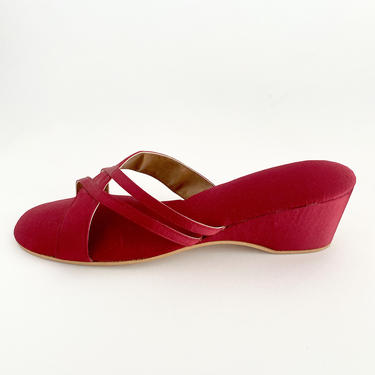 Vintage Dior Slippers Red Size 7 