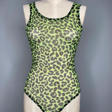 Leopard Sheer Mesh Bodysuit-Stripper Bodysuit-Unisex-Drag Queen Costume-One Piece Leopard Swimsuit-Pole GoGo Dancing-Festival Bodysuit 