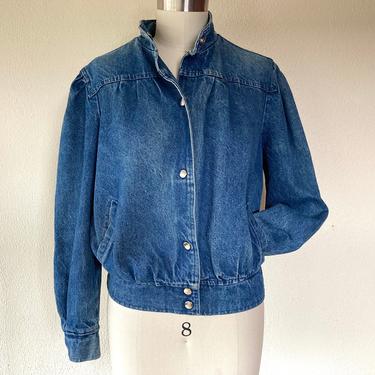 1980s Stonewashed denim jacket 