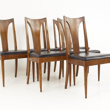 Broyhill Brasilia II Mid Century Dining Chairs - Set of 6 - mcm 