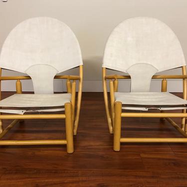 1970s Hoop Chairs by Piero Palange and Werther Toffoloni 