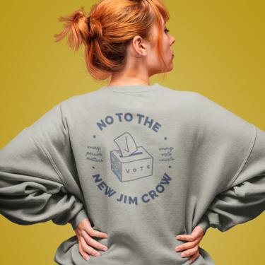 No To The New Jim Crow Crewneck Sweatshirt
