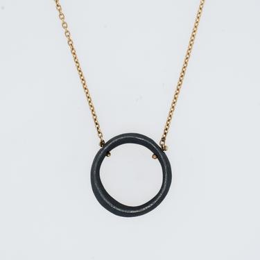 Organic Open Circle Necklace