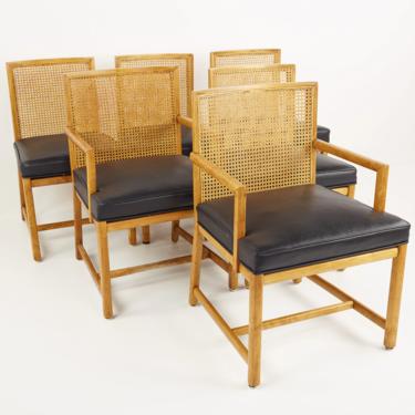 Michael Taylor for Baker New World Collection Mid Century Dining Chairs - Set of 6 - mcm 