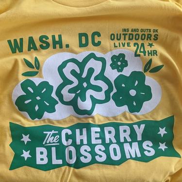 T-Shirt: Go-Go Cherry Blossom (Yellow)
