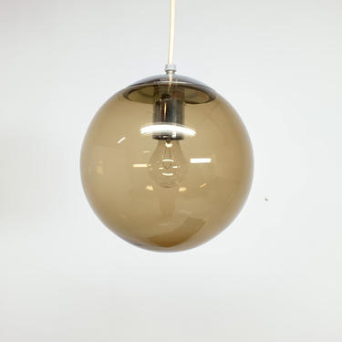 Smoked Globe Lamp 