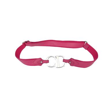 Dior Pink Logo Buckle  Belt