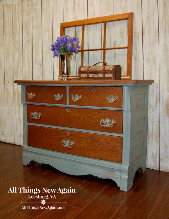 Vintage Quartersawn Oak Dresser By Allthingsnewagainva From All