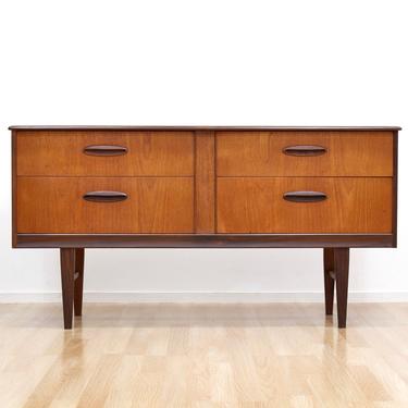 Mid Century 4 Drawer Credenza/Dresser by Austinsuite Furniture 