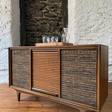 Mid century stereo console mid century modern stereo credenza mid century console cabinet 