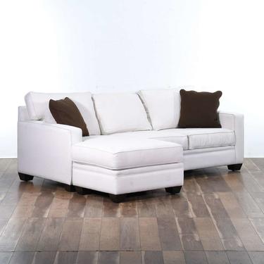 Jonathan Louis Reverse Chaise Ivory Sectional Sofa