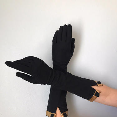 black cotton dress gloves Cotton Gloves