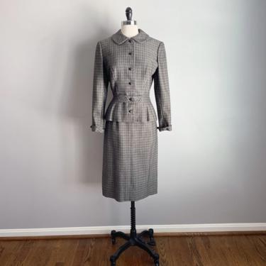 Vintage 40s Gray Skirt Suit 