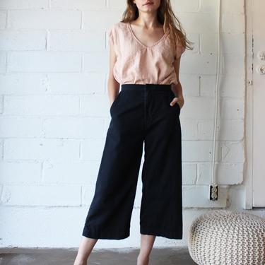 AVA CROPPED PANT - BLACK INK - 10