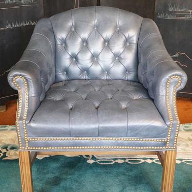 Leather Chesterfield Arm Chair
