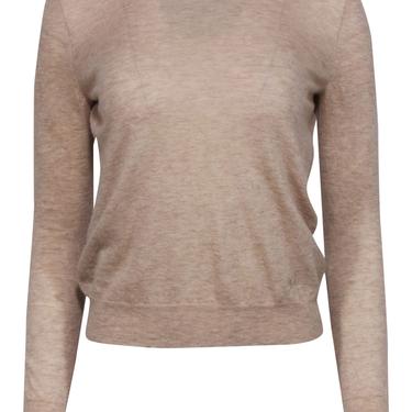 Tory Burch - Beige Cashmere Crewneck Sweater Sz S