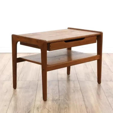 Free Shipping Within US - Vintage Danish Mid Century Modern Modern Teak Table Stand 