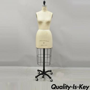 Superior Model Forms Co Model 2002 Iron Cage Dress Form Mannequin Size 8