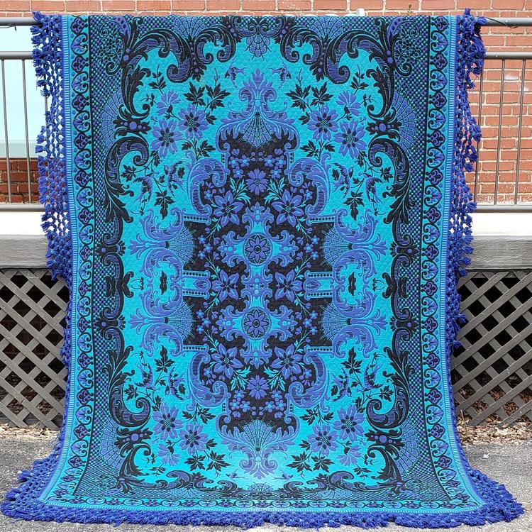 Boho Chic Tapestry in Blue and Purple