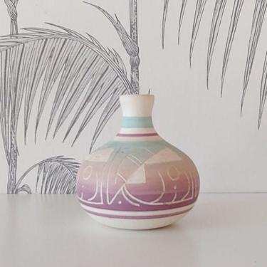 Vintage Vase, Southwest Pottery, Signed, circa 80's 