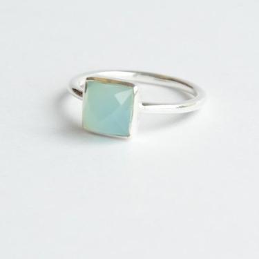 Sultry Sea Ring in Chalcedony by Fair Anita