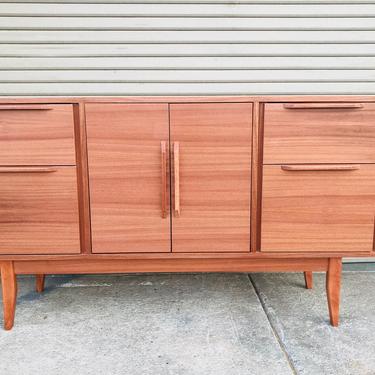 Mid Century Style Buffet 4 Drawers - Custom Hand Built Credenza / TV Stand / Bathroom Vanity ~ FREE SHIPPING! 