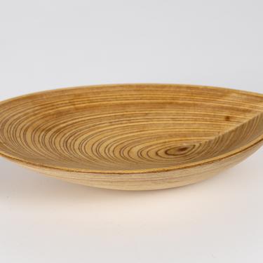 Tapio Wirkkala Finnish Hand Carved Leaf Platter - mcm 