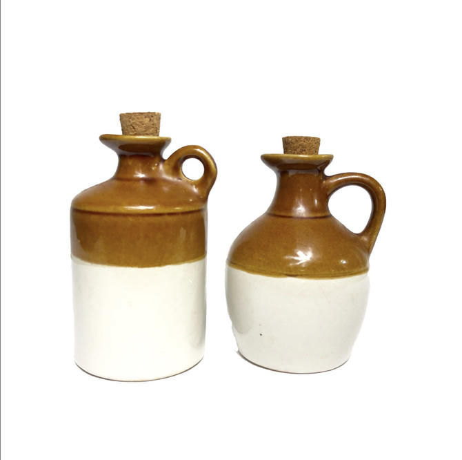 Vintage Ceramic Oil and Vinegar Dispensers
