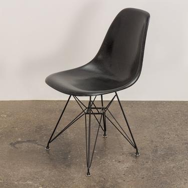 Black Eames for Herman Miller Shell Chair on Eiffel Base 